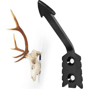 European Deer Skull Mount Hanger, Euro Wall Mount Skull Hanger for Deer Head and Other Smaller Skulls, European Mount Skull Hanger Deer Head Mount with Easy Install Kit for Indoor Outdoor