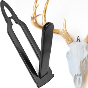 European Deer Skull Mount Hanger, Euro Wall Mount Skull Hanger for Deer Head and Other Smaller Skulls, European Mount Skull Hanger Deer Head Mount with Easy Install Kit for Indoor Outdoor