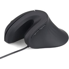 HXMJ-Vertical Mouse Wireless,Rechargeable Ergonomic Optical Mice,Right Handed Design-Black