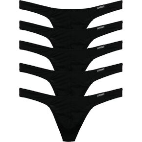 iKingsky Men's Everyday Basic Modal Thong Underwear Sexy No Show T-back Under Panties in Saudi Arabia