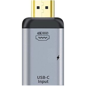 xiwai USB-C Type C Female Source to Displayport DP Sink HDTV & PD Power Adapter 4K 60hz 1080p for Phone & Laptop in Kuwait