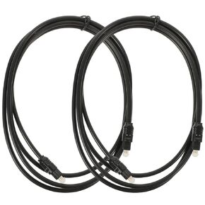 2pcs Audio Optical Cable Optical Cable for Tv Audio Cable for Sound Bar Speaker Bars for Tvs Optical to Soundbar for Tv Fiber Audio Cable Television Game Console Fiber
