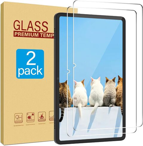 ROISKIN 2 Pack Screen Protector for Fire HD 10 & HD 10 Plus Tablet 2023/2021 Release 13th /11th Generation, High Definition Tempered Glass Film Guard Anti-Fingerprint- Clear in Saudi Arabia