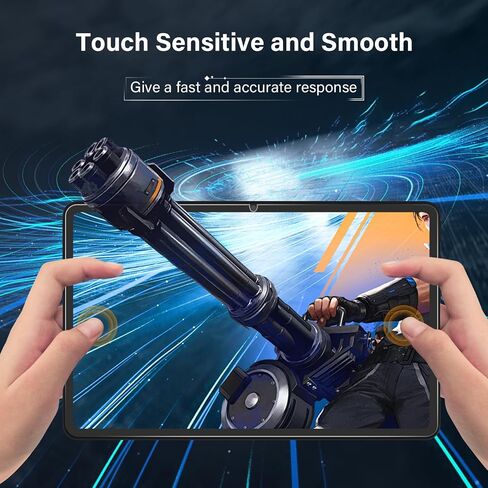 ROISKIN 2 Pack Screen Protector for Fire HD 10 & HD 10 Plus Tablet 2023/2021 Release 13th /11th Generation, High Definition Tempered Glass Film Guard Anti-Fingerprint- Clear in Saudi Arabia