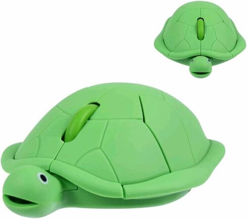 Cute Wireless Mouse, Ladybird Shape Cartoon 2.4GHz Cordless Silent Mouse with USB Receiver Children Mice Kids Gaming,3000DPI Portable Mobile Optical Mouse for Notebook, Laptop,PC, Desktop,Gift(Red) in Kuwait