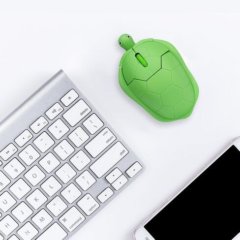Cute Wireless Mouse, Ladybird Shape Cartoon 2.4GHz Cordless Silent Mouse with USB Receiver Children Mice Kids Gaming,3000DPI Portable Mobile Optical Mouse for Notebook, Laptop,PC, Desktop,Gift(Red) in Kuwait