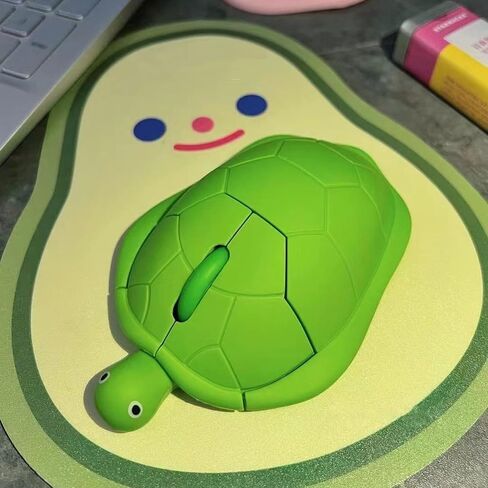 Cute Wireless Mouse, Ladybird Shape Cartoon 2.4GHz Cordless Silent Mouse with USB Receiver Children Mice Kids Gaming,3000DPI Portable Mobile Optical Mouse for Notebook, Laptop,PC, Desktop,Gift(Red) in Kuwait