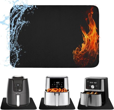 Heat Resistant Mats for Countertop, 15x18in, Fiberglass Base with Silicone Resin Coating, Protects from Heat up to 1022, Gray in Saudi Arabia