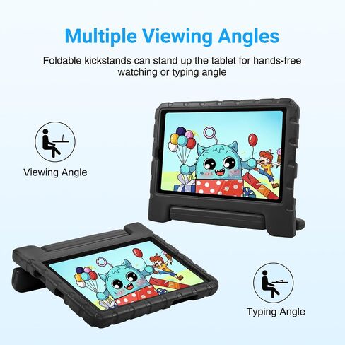 Kids Case for Lenovo Tab M9 9.0 Inch 2023 Model TB-310XU/TB-310FU, Android Tablet for Lenovo 9.0 Inch Case with Handle EVA Foam Shockproof Washable Cover for Adults, Children - Green in Saudi Arabia