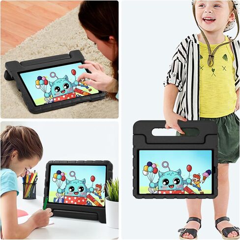 Kids Case for Lenovo Tab M9 9.0 Inch 2023 Model TB-310XU/TB-310FU, Android Tablet for Lenovo 9.0 Inch Case with Handle EVA Foam Shockproof Washable Cover for Adults, Children - Green in Saudi Arabia