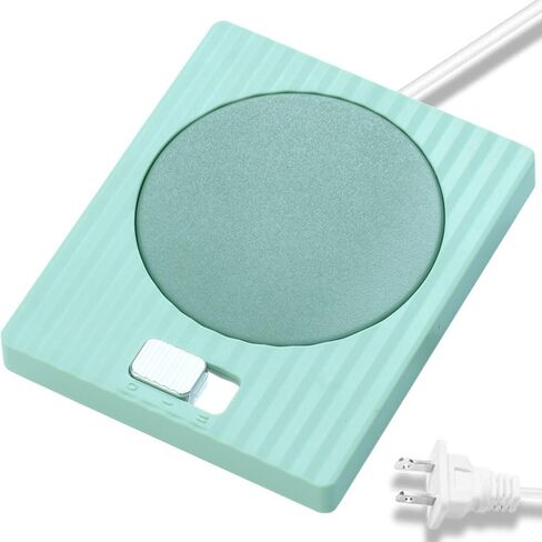 Coffee Mug Warmer, Fastest Heating Cup Warmer for Office Desk Accessories, Metal Heating Panel, 2 Temperature Setting Cup Warmer for Heating Coffee, Beverage, Cocoa, Milk, Tea and Candle,(Rose) in Saudi Arabia