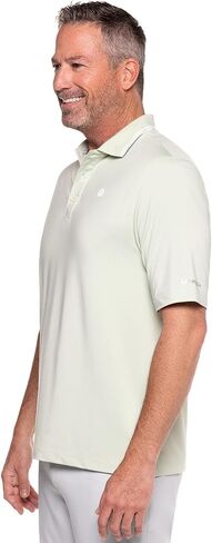 Coolibar UPF 50+ Men's Erodym Short Sleeve Golf Polo - Sun Protective in Kuwait