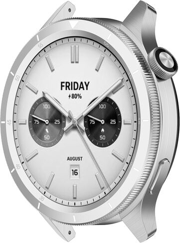 واقي الشاشة متوافق مع Xiaomi Watch S3 مجموعة الحافة المعدنية المتوافقة مع Xiaomi Watch S3 (#6) in Kuwait
