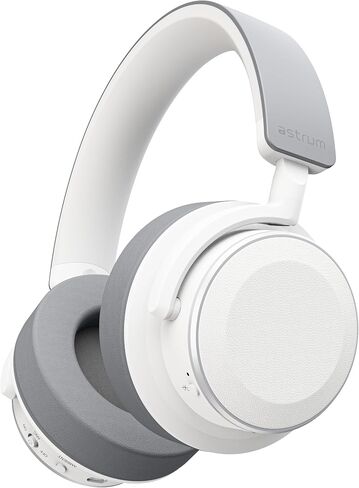 Astrum MZ Pro - سماعات الرأس اللاسلكية لإلغاء الضوضاء النشط ، و Qualcomm APTX HD Audio ، والجلود الفاخرة ، واكتشاف التآكل ، وحتى 40 ساعة زمنية - أسود in Saudi Arabia