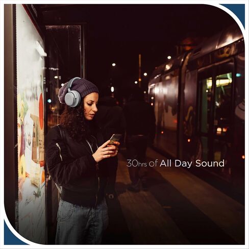 Astrum MZ Pro - سماعات الرأس اللاسلكية لإلغاء الضوضاء النشط ، و Qualcomm APTX HD Audio ، والجلود الفاخرة ، واكتشاف التآكل ، وحتى 40 ساعة زمنية - أسود in Saudi Arabia