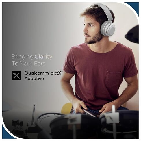Astrum MZ Pro - سماعات الرأس اللاسلكية لإلغاء الضوضاء النشط ، و Qualcomm APTX HD Audio ، والجلود الفاخرة ، واكتشاف التآكل ، وحتى 40 ساعة زمنية - أسود in Saudi Arabia