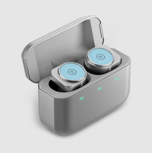 Master and Dynamic MW09 True Wireless Earphones Bluetooth Noise Cancelling Headphones/Earbuds Silver/White in Saudi Arabia