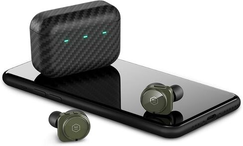 Master and Dynamic MW09 True Wireless Earphones Bluetooth Noise Cancelling Headphones/Earbuds Silver/White in Saudi Arabia