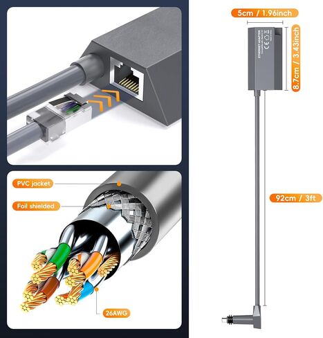 منافذ Starlink Ethernet 2 منافذ Starlink Standard Actured Gen 2 in Kuwait