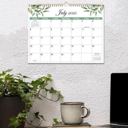 التقويم 2025-18 تقويم الحائط الشهري 2025 2026 من يناير 2025 إلى يونيو 2026، التقويم 2025-2026 للتخطيط، 11 بوصة × 14 بوصة in Kuwait