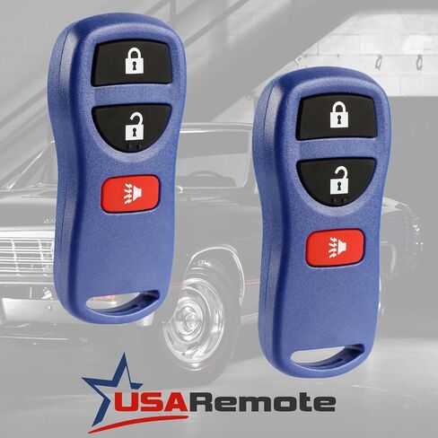 جهاز تحكم عن بعد للدخول بدون مفتاح يناسب Nissan Altima Maxima 350Z Armada Quest Sentra / Infiniti EX35 FX35 FX45 G35 I35 Q45 QX56 (KBRASTU15)، مجموعة من 2 in Kuwait