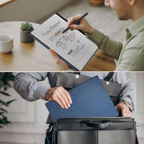 Case for Remarkable Paper Pro 11.8 Inch 2024 Released, Premium PU Leather Cover with Bulit-in Magnet, Book Folio Design with Pen Holder, Brown in Saudi Arabia
