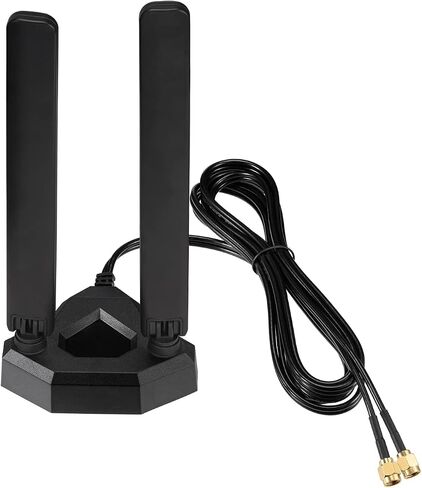 ثمانية 9dbi wifi 6e الهوائي Tri-Band 6ghz 5Ghz 2.4 جيجا هرتز قاعدة WiFi Base Magnetic Base WiFi للكمبيوتر الشخصي PCIe WiFi Bluetooth 6E ألعاب Mother in Kuwait