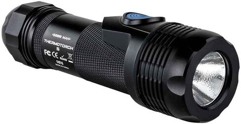 Celestron-Elements Thermotorch 5-Lithium-ion بطارية المصباح المصباح المصباح LED-3-in-1 المصباح التكتيكي-WAND WAND WARDER و USB BANK-رائع للمشي لمسافات طويلة ، التخييم in Saudi Arabia