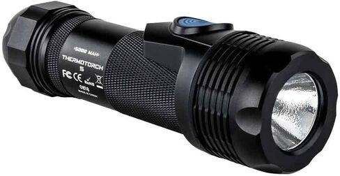 Celestron-Elements Thermotorch 5-Lithium-ion بطارية المصباح المصباح المصباح LED-3-in-1 المصباح التكتيكي-WAND WAND WARDER و USB BANK-رائع للمشي لمسافات طويلة ، التخييم in Saudi Arabia