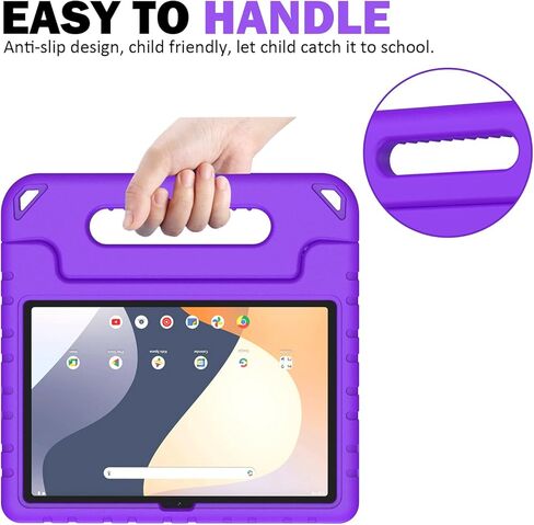 AVAWO Kids Case for Onn 10.1" Model 100135925 Tablet (4th Generation, 2024), Light Weight Shock Proof Handle Stand Case for Walmart Onn 10.1 inch Tablet (Just Fit 2024, 4 Gen), Blue in Kuwait