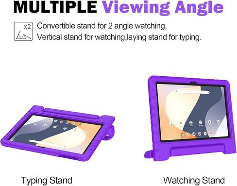 AVAWO Kids Case for Onn 10.1" Model 100135925 Tablet (4th Generation, 2024), Light Weight Shock Proof Handle Stand Case for Walmart Onn 10.1 inch Tablet (Just Fit 2024, 4 Gen), Blue in Kuwait