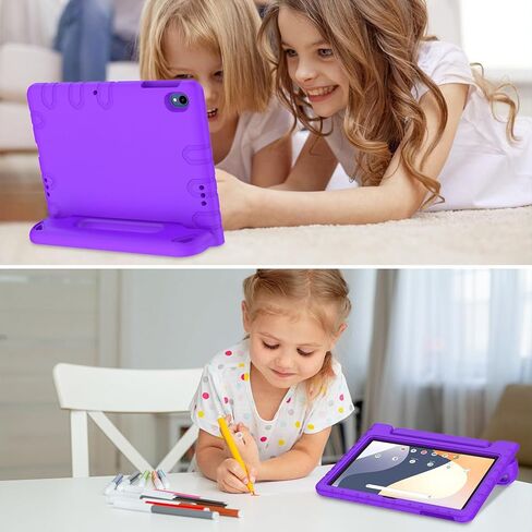 AVAWO Kids Case for Onn 10.1" Model 100135925 Tablet (4th Generation, 2024), Light Weight Shock Proof Handle Stand Case for Walmart Onn 10.1 inch Tablet (Just Fit 2024, 4 Gen), Blue in Kuwait