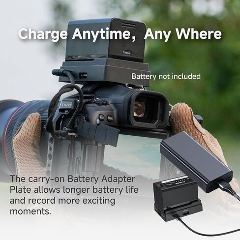 لوحة محول بطارية Toprig Accsoon NP-F لشاشة كاميرا DSLR، مدخل 20 وات/مخرج 30 وات، مخرج تيار مستمر 6-8.4 فولت، صغير وخفيف الوزن in Kuwait