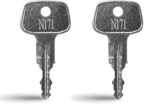 N178 Key for Thule Key Replacement,Fits for Thule Roof Rack Accessories,Car Ski Rack,Crossbars Key Etc(2PCS) in Saudi Arabia
