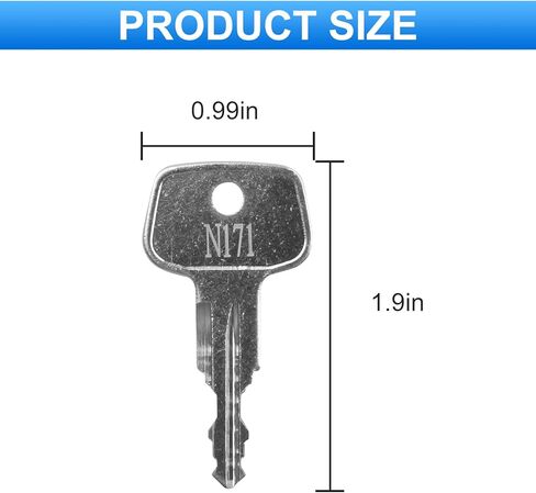 N178 Key for Thule Key Replacement,Fits for Thule Roof Rack Accessories,Car Ski Rack,Crossbars Key Etc(2PCS) in Saudi Arabia