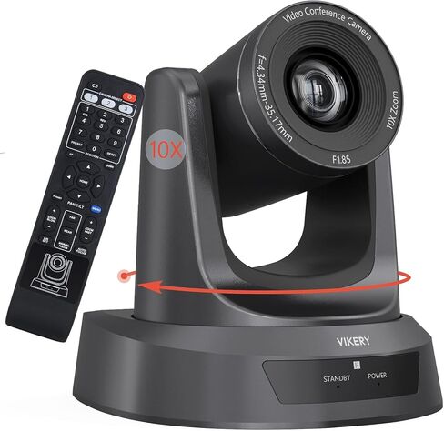 كاميرا غرفة مؤتمرات 10x مع إخراج 3G-SDI/HDMI/USB ، 1080p PTZ كاميرا البث المباشر للكنيسة ، التعليم ، PTZ Conference Webcam مرفق عن بُعد مع Zoom ، Skype ، OBS in Saudi Arabia