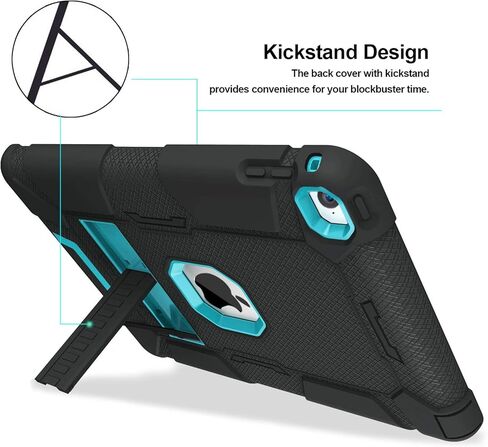 Bentoben ipad Air 2 Case ، [حالة Hybrid Shockproof] مع غطاء حالة إثبات Drock Ratistant Triple Ractand Rugged in Kuwait