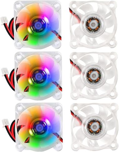 Alinan 6pcs 4010 12V Sleeve Bearing Brushless Cooling Fan 40 * 40 * 10MM with 2PIN Terninal 3D Printer Cooling Fan Computer Fan in Saudi Arabia