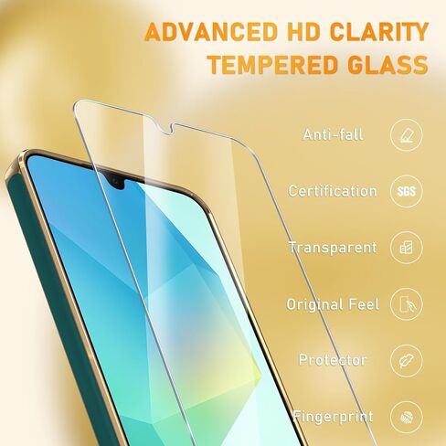 متوافق مع علبة Samsung Galaxy A16 5G مع واقي الشاشة+كيكستاند القابل للدوار المعدني+حبل ، بطانة ميكروفيات ناعمة مضادة للخلع ، غطاء هاتف حافة الذهب الوردي ، 2025 أرجواني in Saudi Arabia