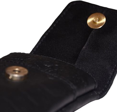 Leather Phone Holster – Genuine Full-Grain Buffalo Leather Cell Phone Holsters – 7" H x 3.5" W Leather Cell Phone Holster for Large Smartphones – Secure & Durable Phone Belt Holder (Crazy Horse) in Saudi Arabia