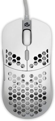 G-Wolves Gwolves Hati HTM Ultra Lightweight Honeycomb Design Wired Gaming Mouse 3360 Sensor - PTFE Skates - 6 Buttons - Only 61G (Faze Red) (Renewed) in Saudi Arabia