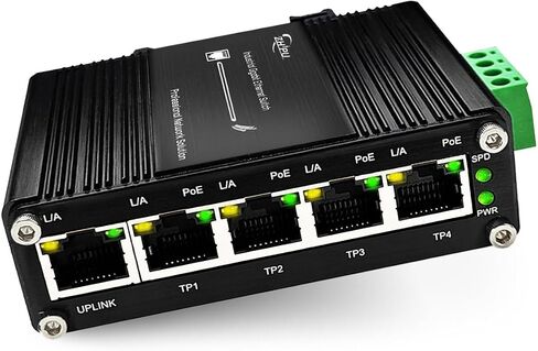 Industrial Gigabit 10-Port 802.3at PoE Switch, 20Gbps Ethernet Switch Supporting DIN-Rail, 48~57VDC Input in Saudi Arabia