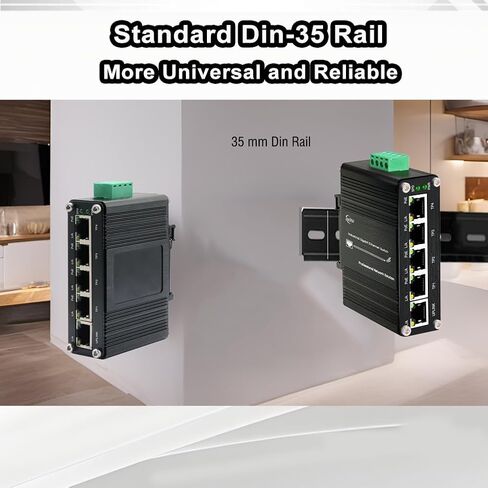 Industrial Gigabit 10-Port 802.3at PoE Switch, 20Gbps Ethernet Switch Supporting DIN-Rail, 48~57VDC Input in Saudi Arabia