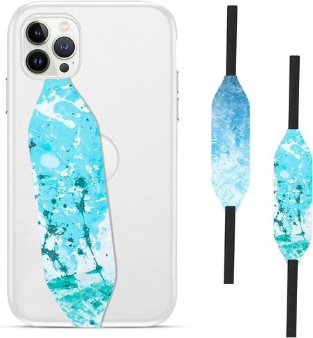 Universal Phone Grip Straps|Stretchable Phone Loop Grip Straps |Phone Loop Grip Straps for Back of Phone case|Compatible Grip Straps for All Phone Cases - Art Deco in Saudi Arabia