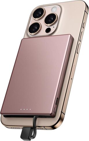 Magnetic Portable Charger for iPhone 16 15 Power Bank, 5000mAh USB C Portable Phone Charger with Fast Charging, Slim Battery Pack for iPhone16Pro/16Plus /16Pro max/15Pro/15Promax,Samsung,Android Phone in Saudi Arabia