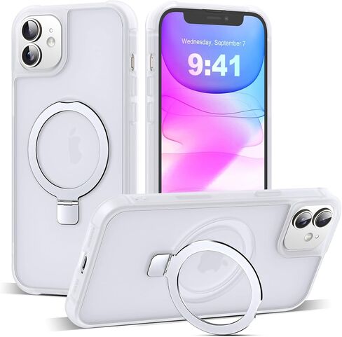 متوافق مع حالة iPhone 16 Pro مع حالة شفافة من الدرجة العسكرية من الدرجة العسكرية غير المرئية لـ iPhone 16 Pro 6.3 "[متوافق مع MAG-Safe] [شعور كبير قبضة] ، أزرق in Kuwait