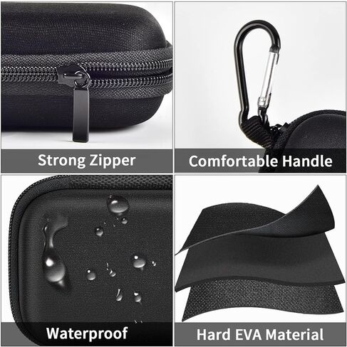 Hard Case Compatible with SanDisk Extreme PRO/for SanDisk 500GB 1TB 2TB 4TB Portable External SSD. Carrying Travel Holder for Crucial X8 External Solid State Drive (Box Only) in Kuwait