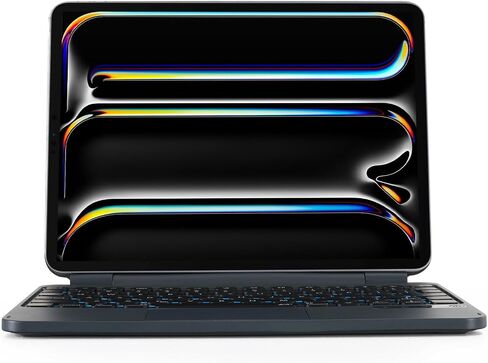 Magic Keyboard Case for iPad Air 11 inch M2 2024,Fit for iPad Pro 11-inch 1st/2nd/3rd/4th Gen and iPad Air 10.9 4th/5th Gen, Stand Multi Trackpad 7 Color Backlit in Saudi Arabia