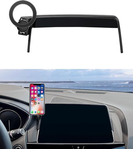 MaserWeller Car Phone Holder for Cadillac Lyriq 2023-2025 Accessories/CT5 2025 Accessories/XT4 2024 2025 Accessories 33-Inch Screen Fixed Clip, Phone Mount Compatible with MagSafe, Cell Phone Holder in Saudi Arabia