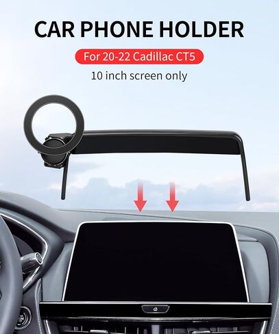 MaserWeller Car Phone Holder for Cadillac Lyriq 2023-2025 Accessories/CT5 2025 Accessories/XT4 2024 2025 Accessories 33-Inch Screen Fixed Clip, Phone Mount Compatible with MagSafe, Cell Phone Holder in Saudi Arabia
